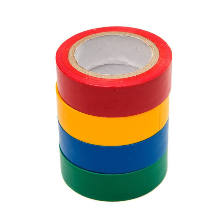 Branded Colorful Pvc Electric Insulation Adhesive Tape Jumbo Rolls